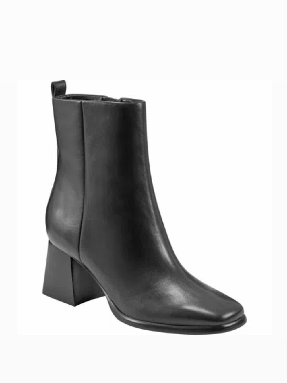Marc Fisher Floria 2 Black Leather Boots Booties